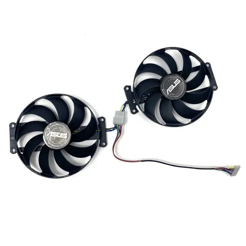 ASUS GTX 1660/RTX 2060/2070 (FDC10H12S9-C) (КОМПЛЕКТ 2 КУЛЛЕРА) 90MM