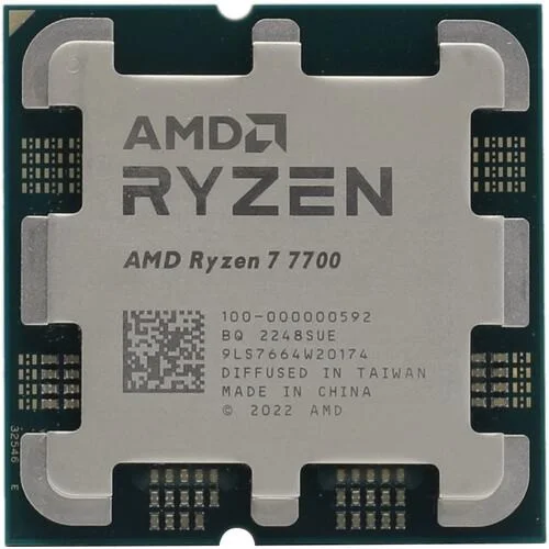 AMD Ryzen 7 7700 (100-000000592) 3.8GHz/8core/SVGA RADEON/8+32Mb/65W Socket AM5 (NEW), фото 1