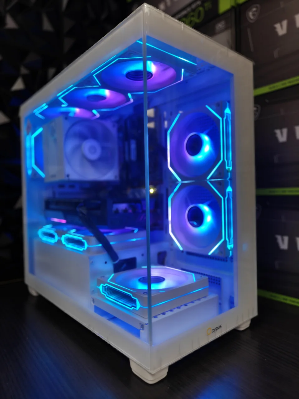 OCYPUS C52/(W) B 650W/B450M/R7-5700X/DDR4-16GB/NVME-500GB/RTX 3060TI-8GB, фото 1