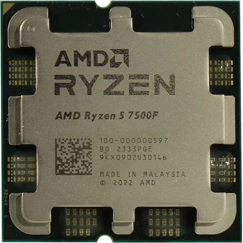 AMD Ryzen 5 7500F (100-000000597) Socket AM5 (NEW), фото 1