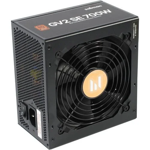 Zalman ZM700-GV2SE 700 Вт, 80 PLUS BRONZE, 120 мм, немодульный, черный ZM700-GV2SE, фото 1