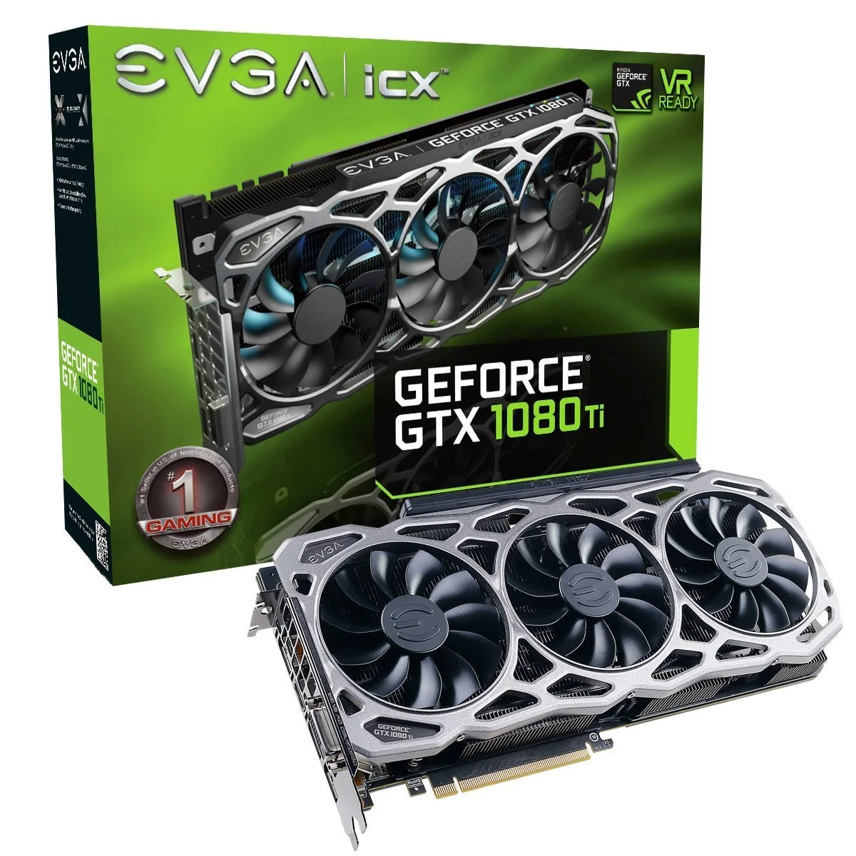 EVGA GTX1080TI 11GB (11G-P4-6696-KR), фото 1