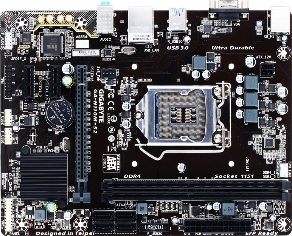 GA-H110M-S2, фото 1