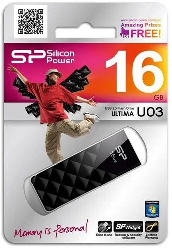 Флешка USB 16Gb Ultima U03 SP016Gb,UF2U03V1K USB 2.0 (NEW), фото 1