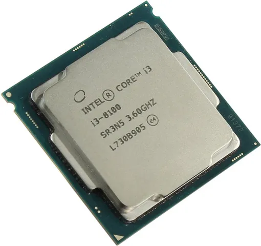 Intel Core i3-8100 3.6 GHz/4core/SVGA UHD Graphics 630/ 6Mb/65W/8 GT/s LGA1151