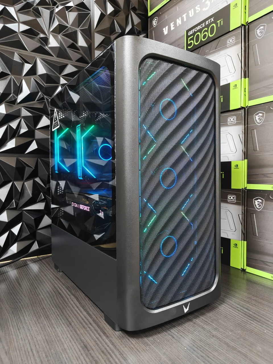 FORMULA G3 BLACK (B)/B 650W/B450M/R5-5600/DDR4-16GB/NVME-500GB/GTX 1080TI-11GB, фото 1