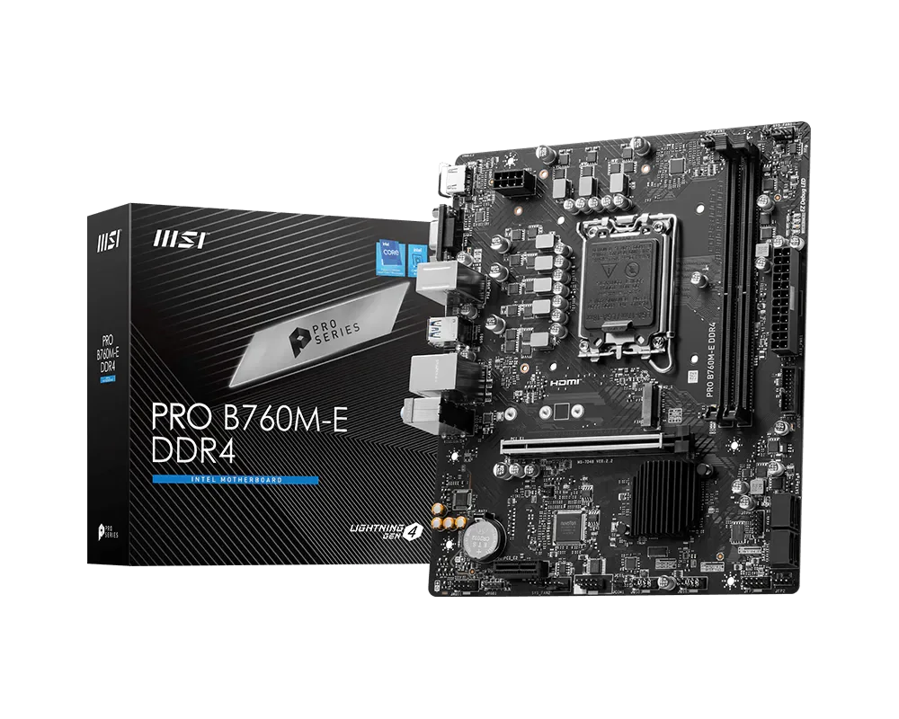 MSI PRO B760M-E DDR4 (NEW), фото 1