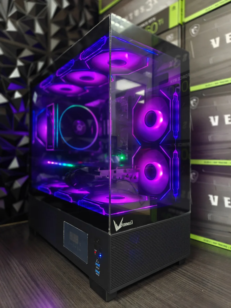 FORMULA CRYSTAL E1M (B)/B 650W/B450M/R7-5700X/DDR4-16GB/NVME-500GB/RTX 3060TI-8GB, фото 1